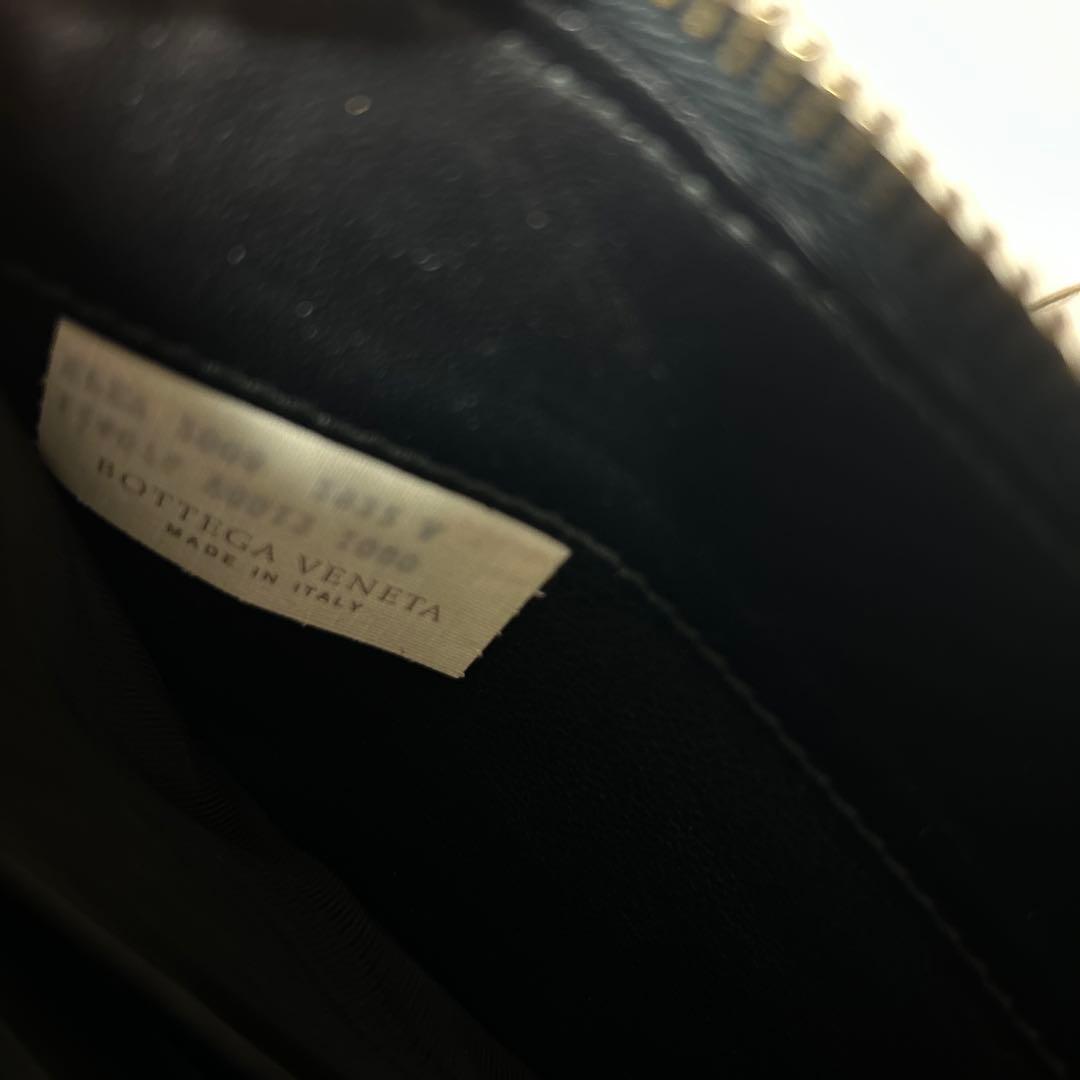 Bottega Veneta ブラックレザー長財布