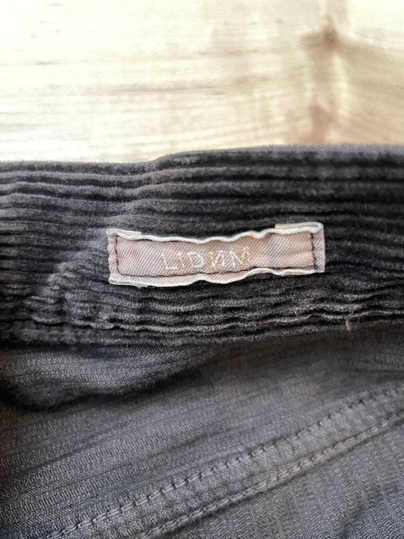 パンツ LIDNM SUNBURN AGED CORDUROY PANTS