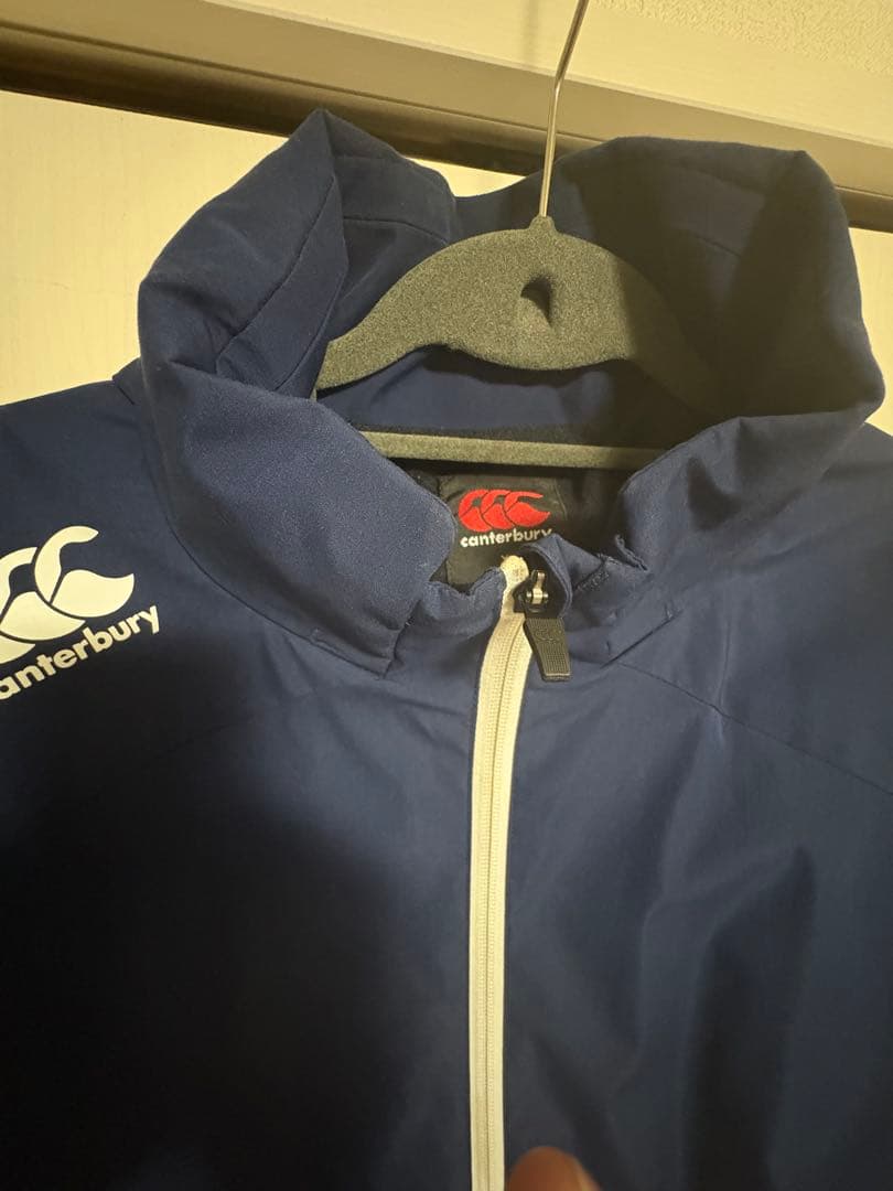 ★【昨年モデル】canterbury フード付きジャケット XL ネイビー