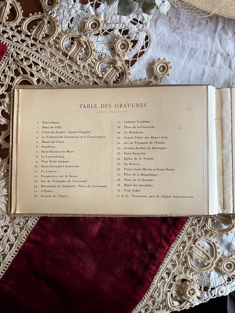 ◆フランスアンティーク1900年初頭パリ写真集ノートルダムルーヴル紙ものアルバム