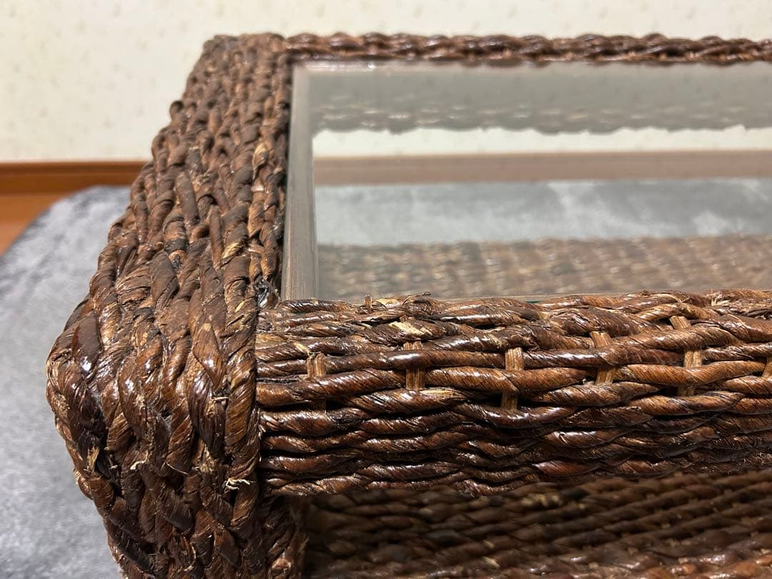 アバカ ガラステーブル(幅90)