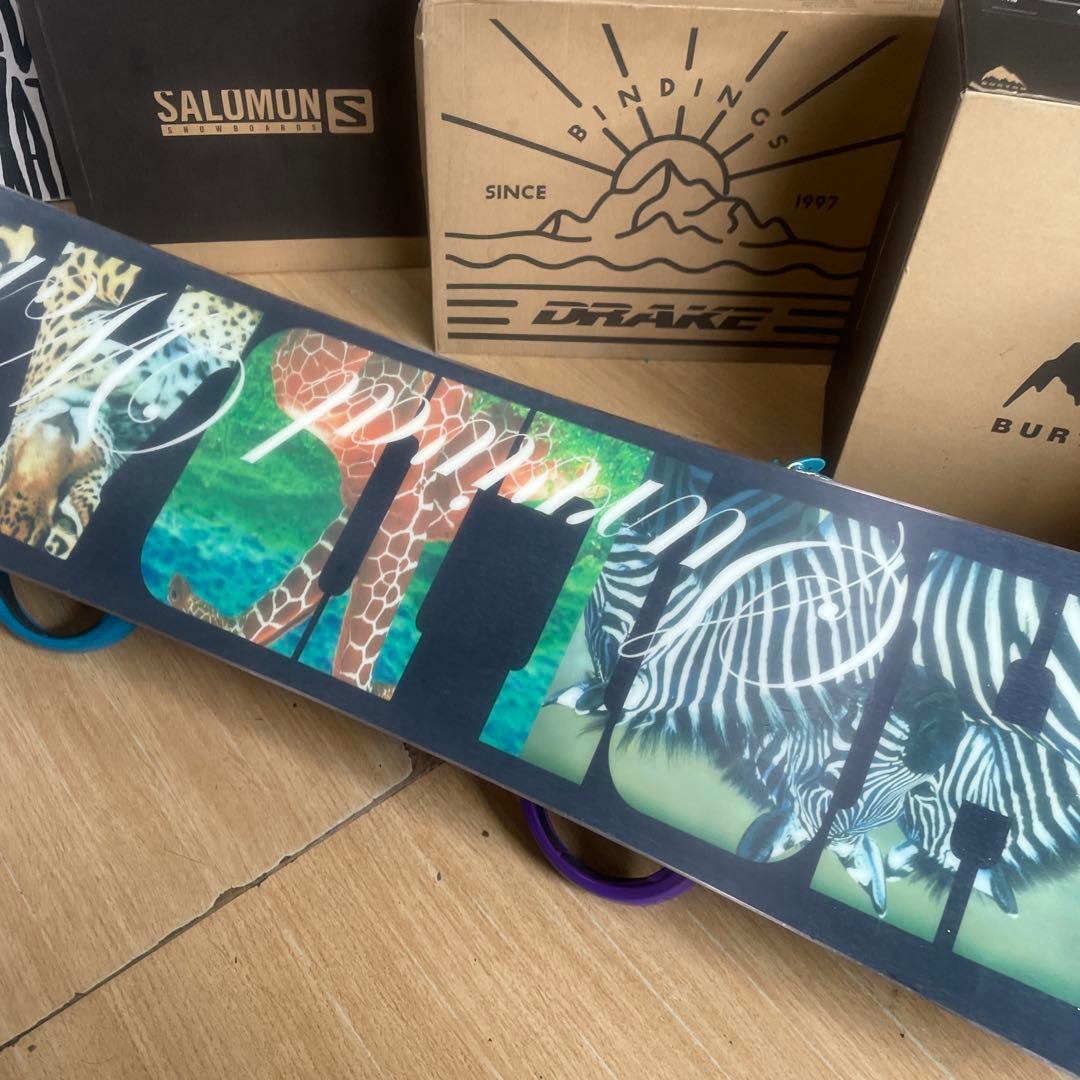 HOLIDAY×FLUX　良質国産スノーボードセット　フラックスバインディング付