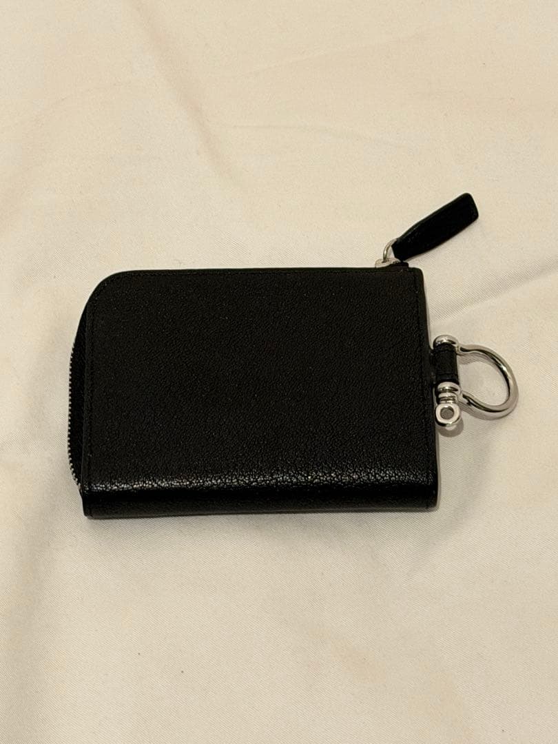 【美品】eponas ジップ レザー ウォレット AirTagポケット付