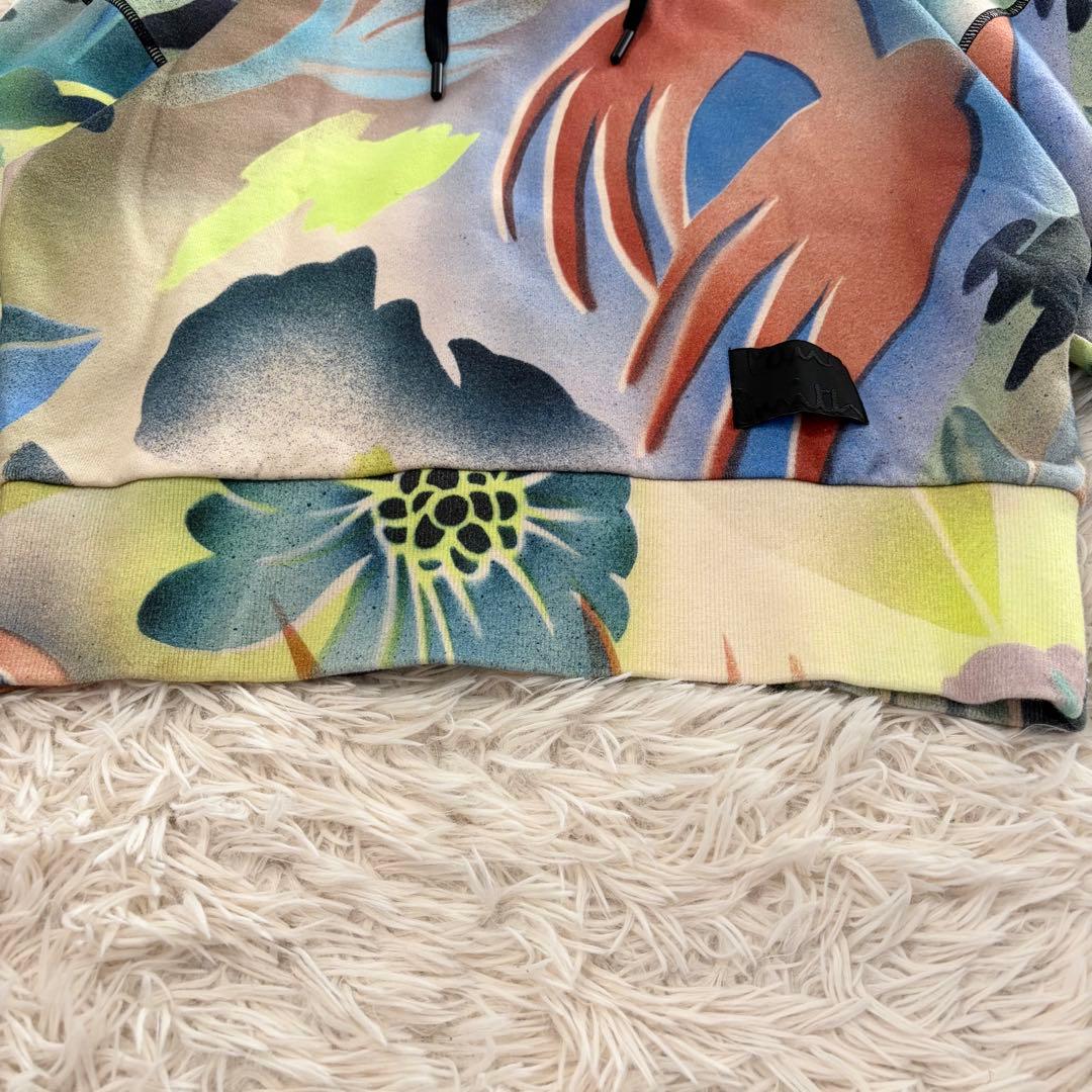 【極美品】2023年 ポールスミス プルオーバーパーカー 総柄 M