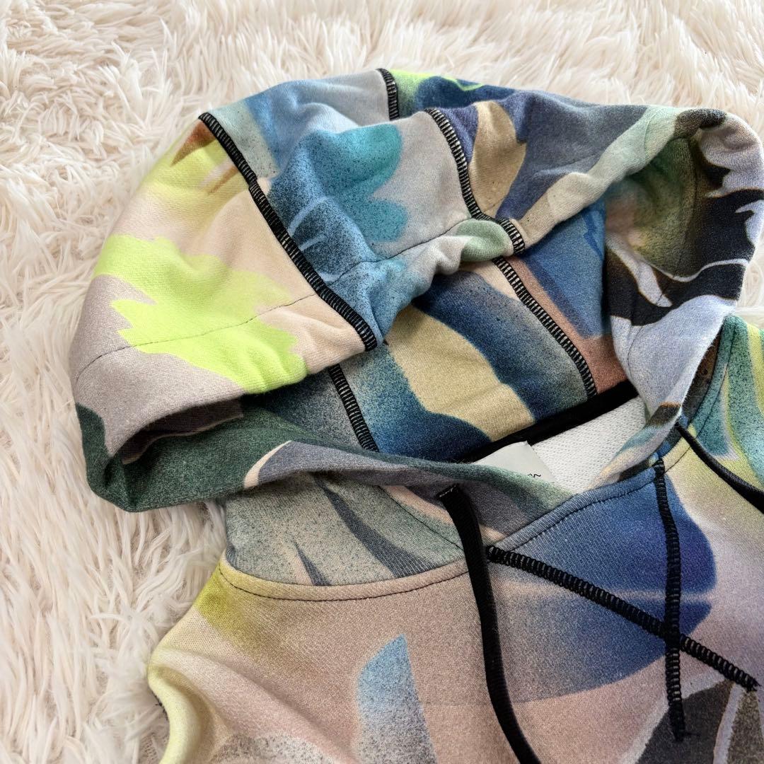 【極美品】2023年 ポールスミス プルオーバーパーカー 総柄 M