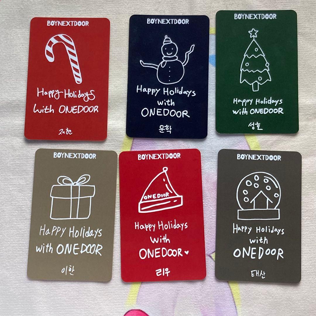 BOYNEXTDOOR 6枚 公開放送 HOW サノク トレカ