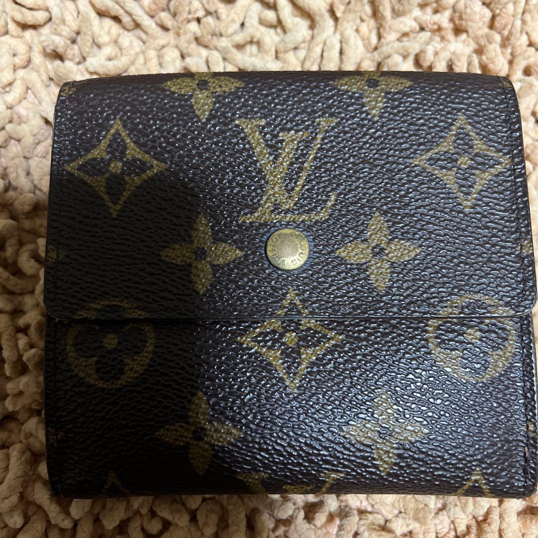 ルイ・ヴィトン　モノグラム　ポルトモネ・ビエ・カルトクレディ　Wホック　三つ折り