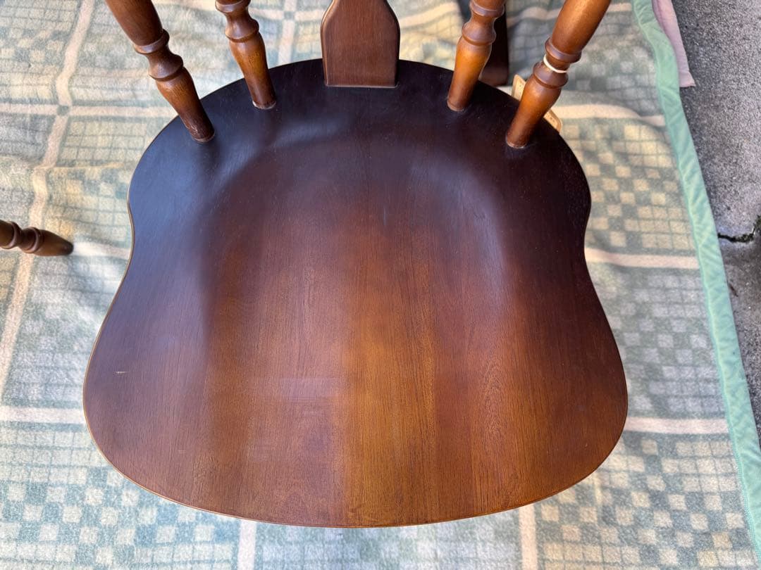 ラスト 【飛騨産業】キツツキ　ウィンザーチェア　ダイニングチェア　椅子