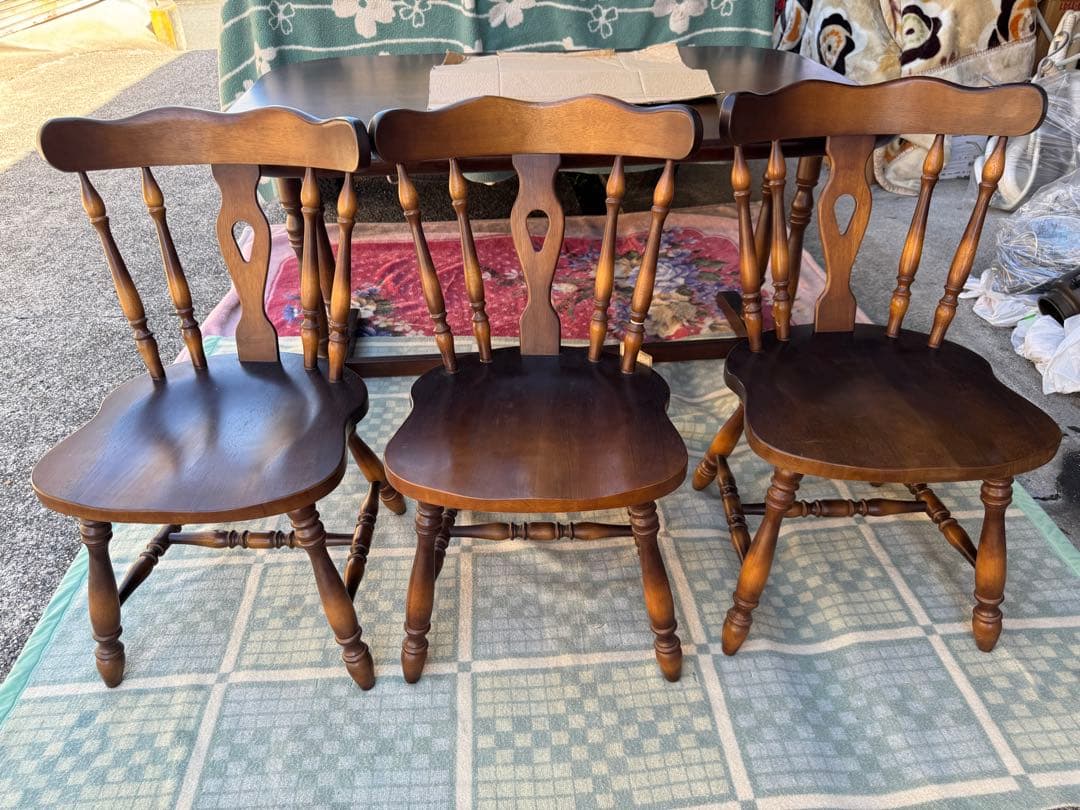 ラスト 【飛騨産業】キツツキ　ウィンザーチェア　ダイニングチェア　椅子