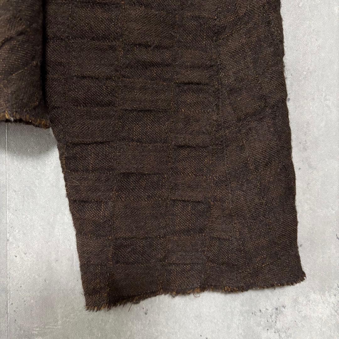 良品✨ヨーガンレール リネンウールスタンドカラージャケット　希少