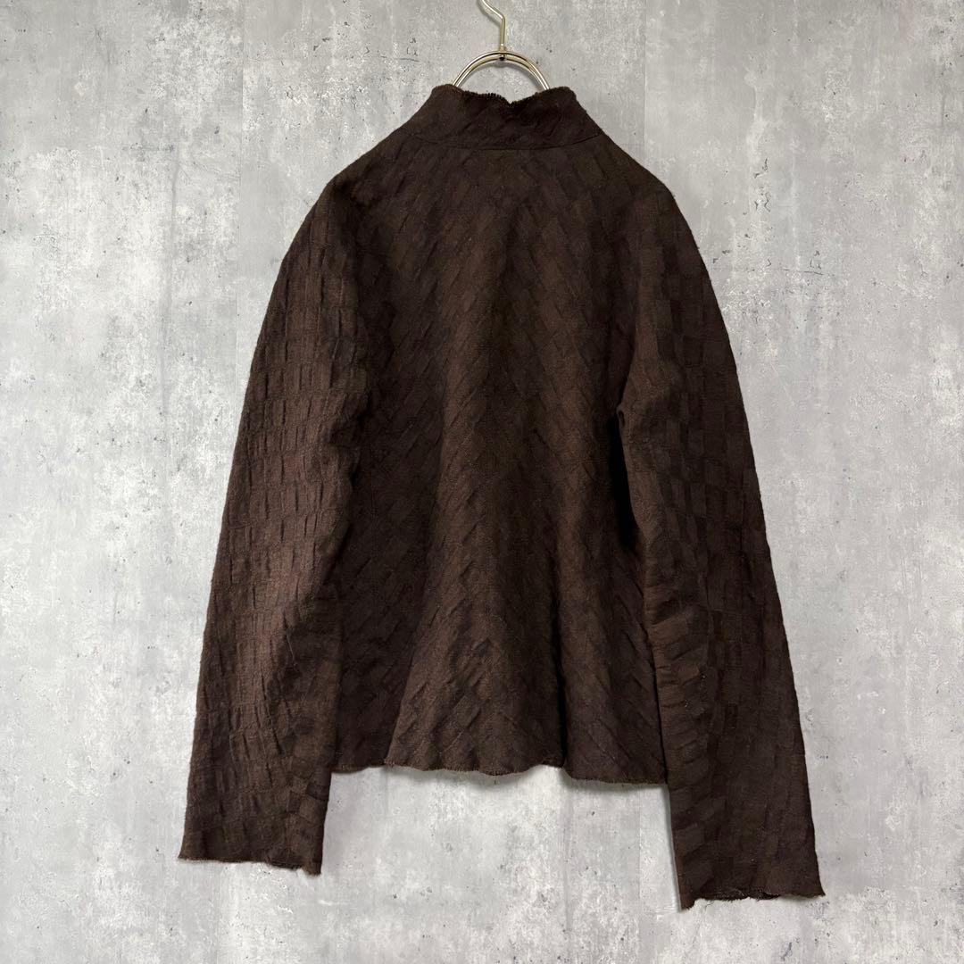 良品✨ヨーガンレール リネンウールスタンドカラージャケット　希少