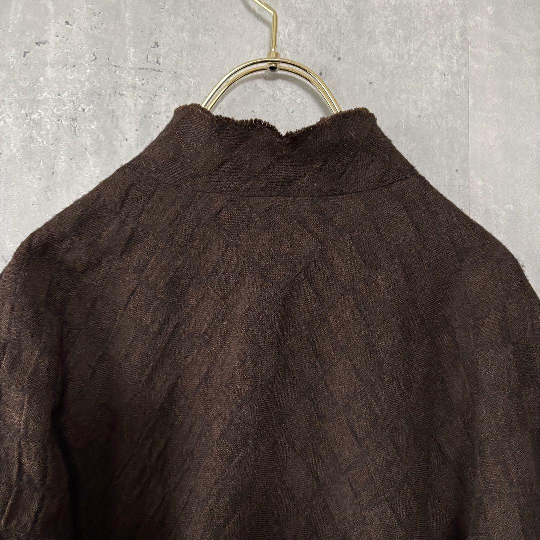 良品✨ヨーガンレール リネンウールスタンドカラージャケット　希少