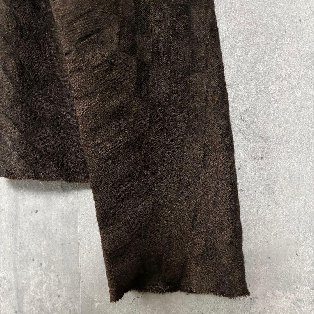 良品✨ヨーガンレール リネンウールスタンドカラージャケット　希少