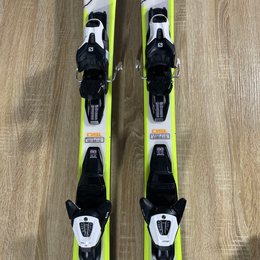 【送料無料‼︎】①SALOMON 150cm ストック105cm スキーセット‼︎