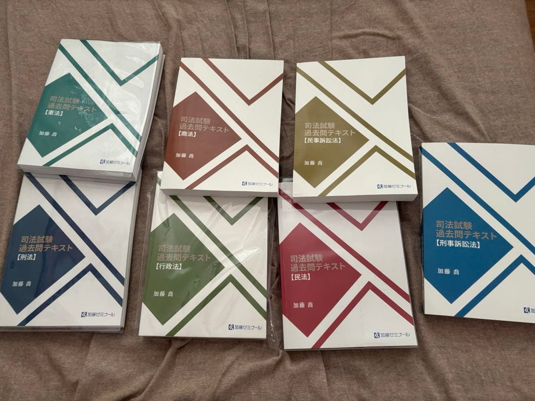 加藤ゼミナール　司法試験過去問講座2025 テキスト　7科目セット