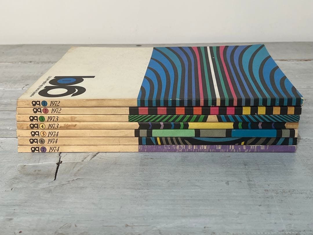 L*M様 日本の季刊雑誌『gq』全7冊揃い 1972-1974