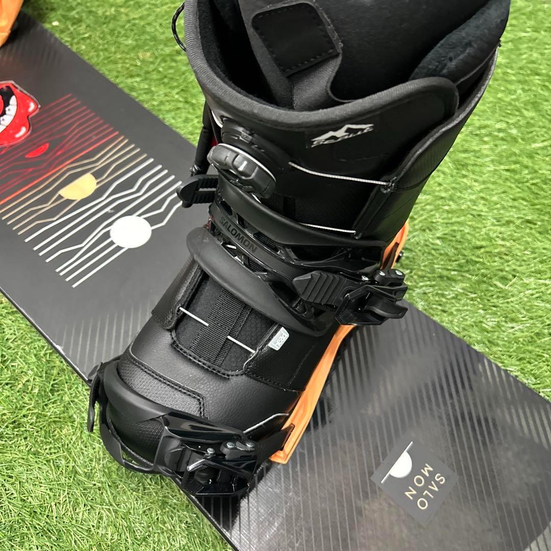 美品‼️C027 SALOMON 156cm メンズスノーボードセット