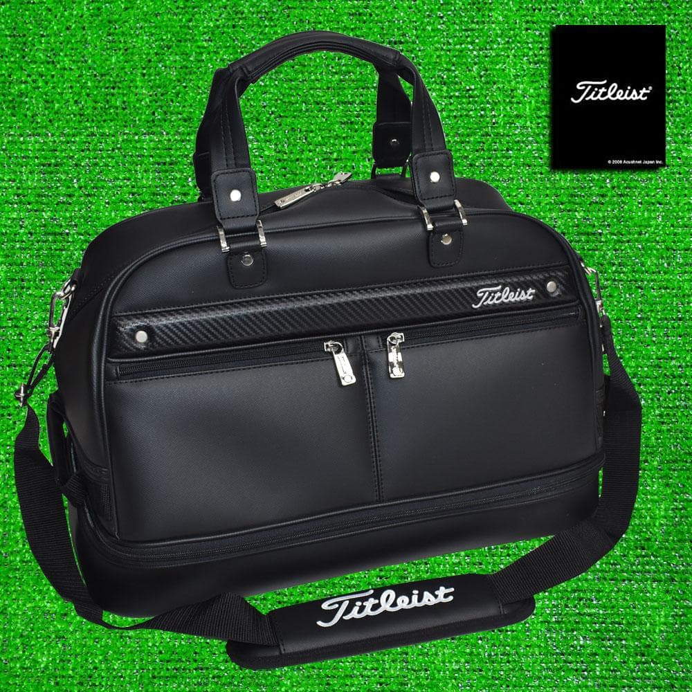 Titleist/タイトリスト ゴルフ ボストンバッグ【ブラック】美品！