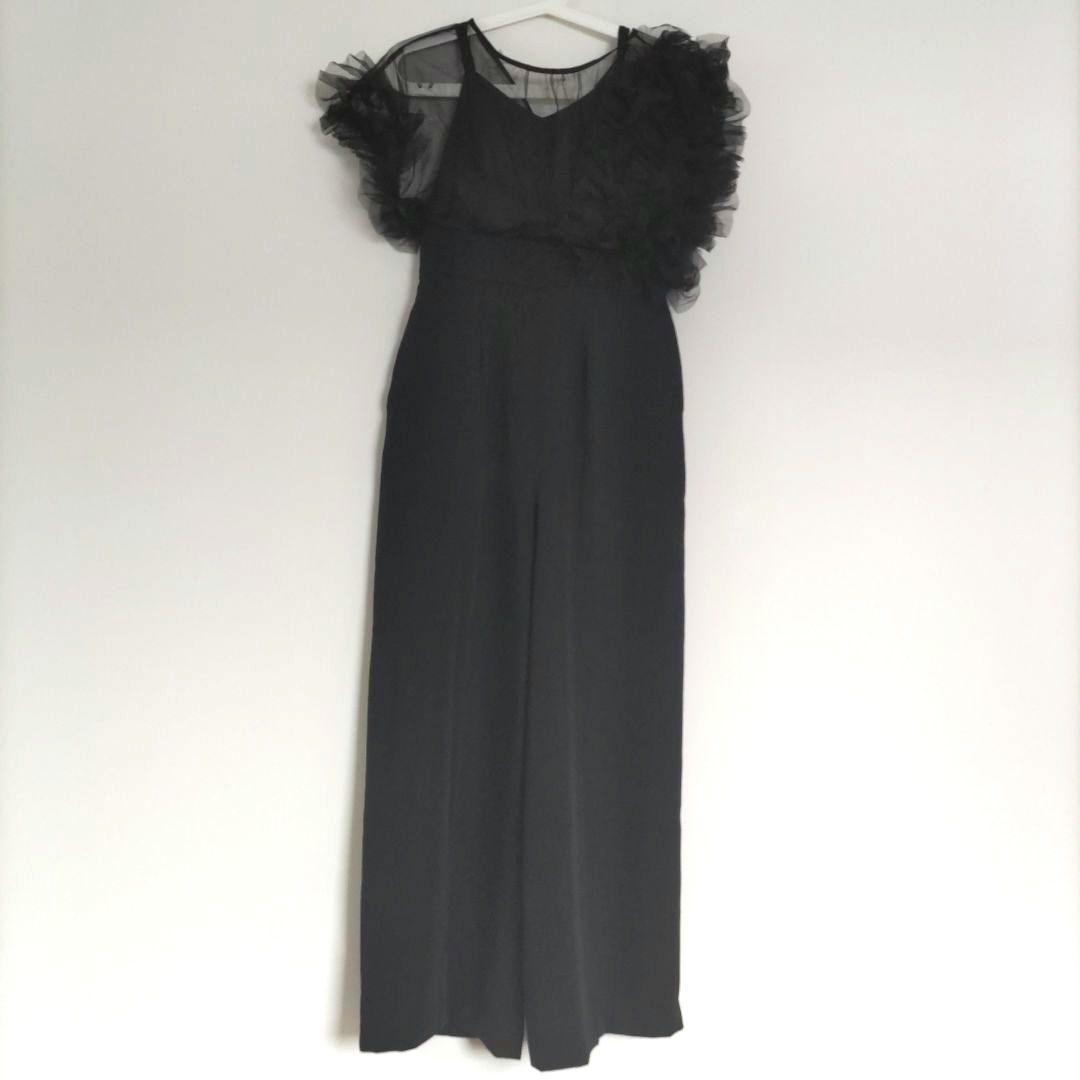 【LAGUNAMOON】チュールドッキング パンツドレス WEB限定 結婚式