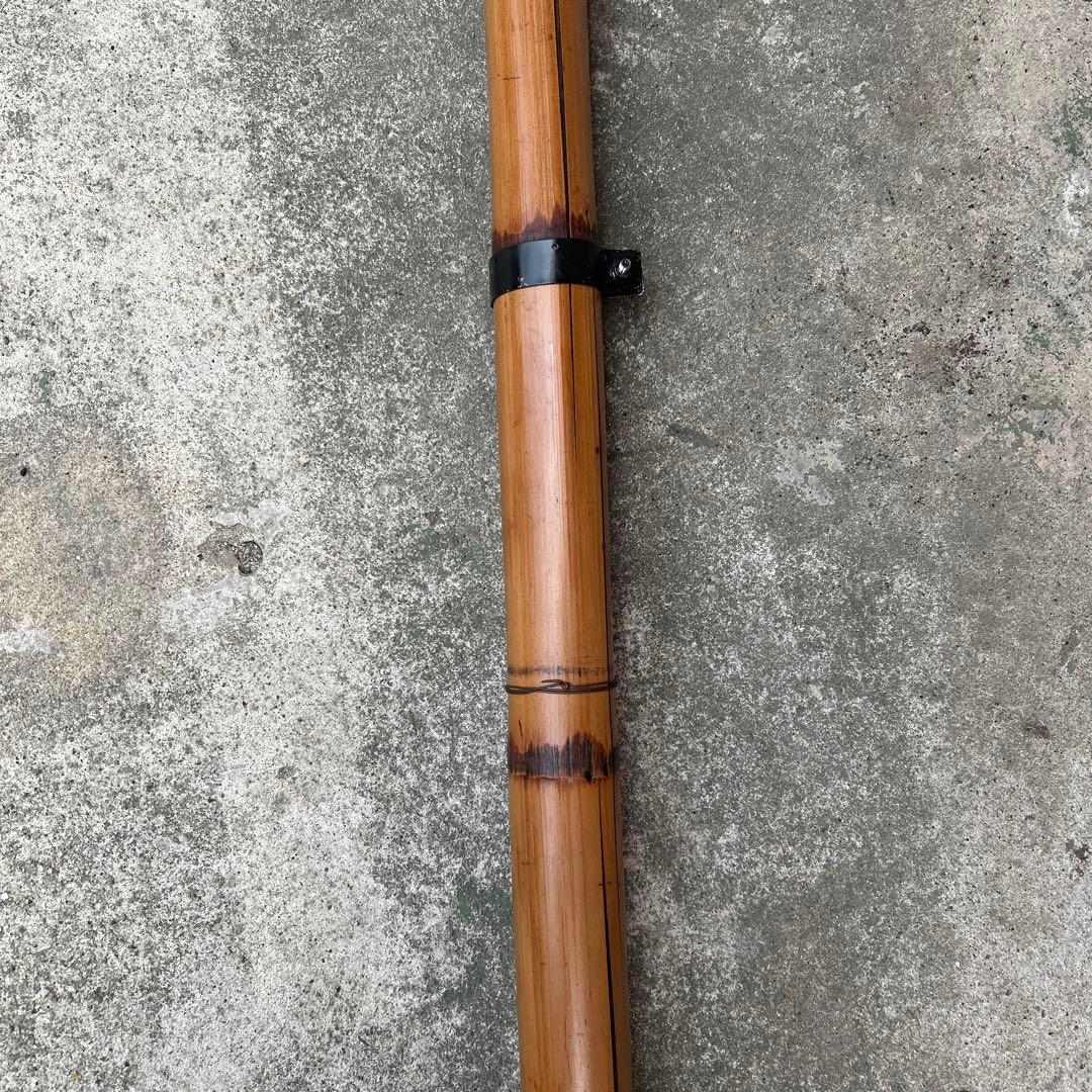 古民具　時代物　自在鉤　囲炉裏　竈門　アンティーク　魚　インテリア　竹