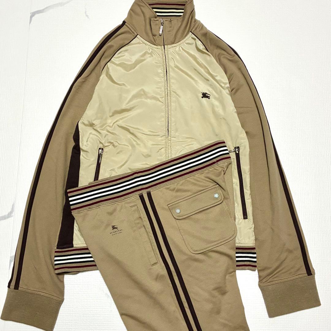 BURBERRY BLACK LABEL セットアップ ベージュ ジャージ M