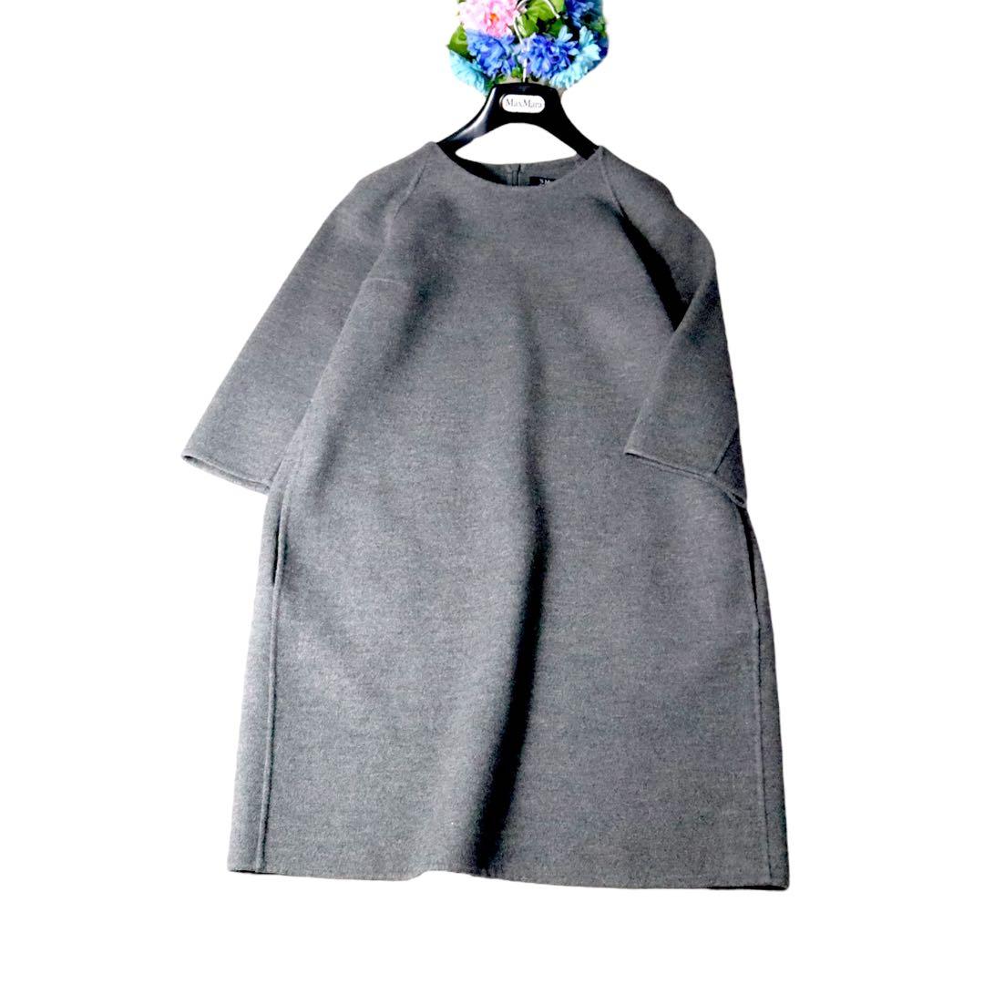 新品同様❗️ MaxMara クチートアマーノ バルーンダブルフェイスワンピース