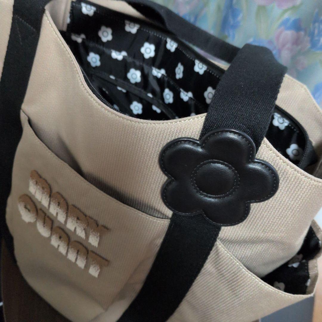 MARY QUANT 　トートバッグ ベージュ