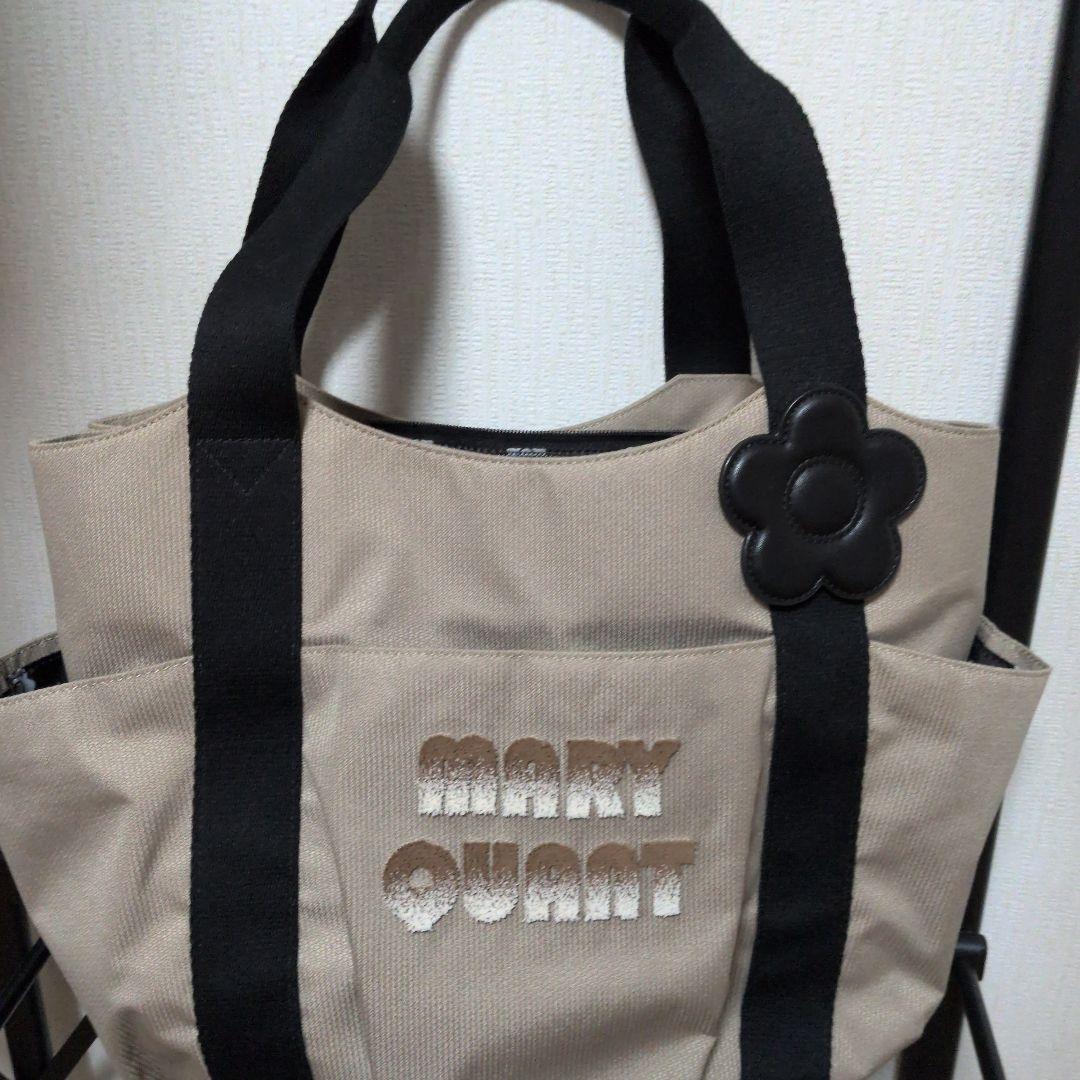 MARY QUANT 　トートバッグ ベージュ