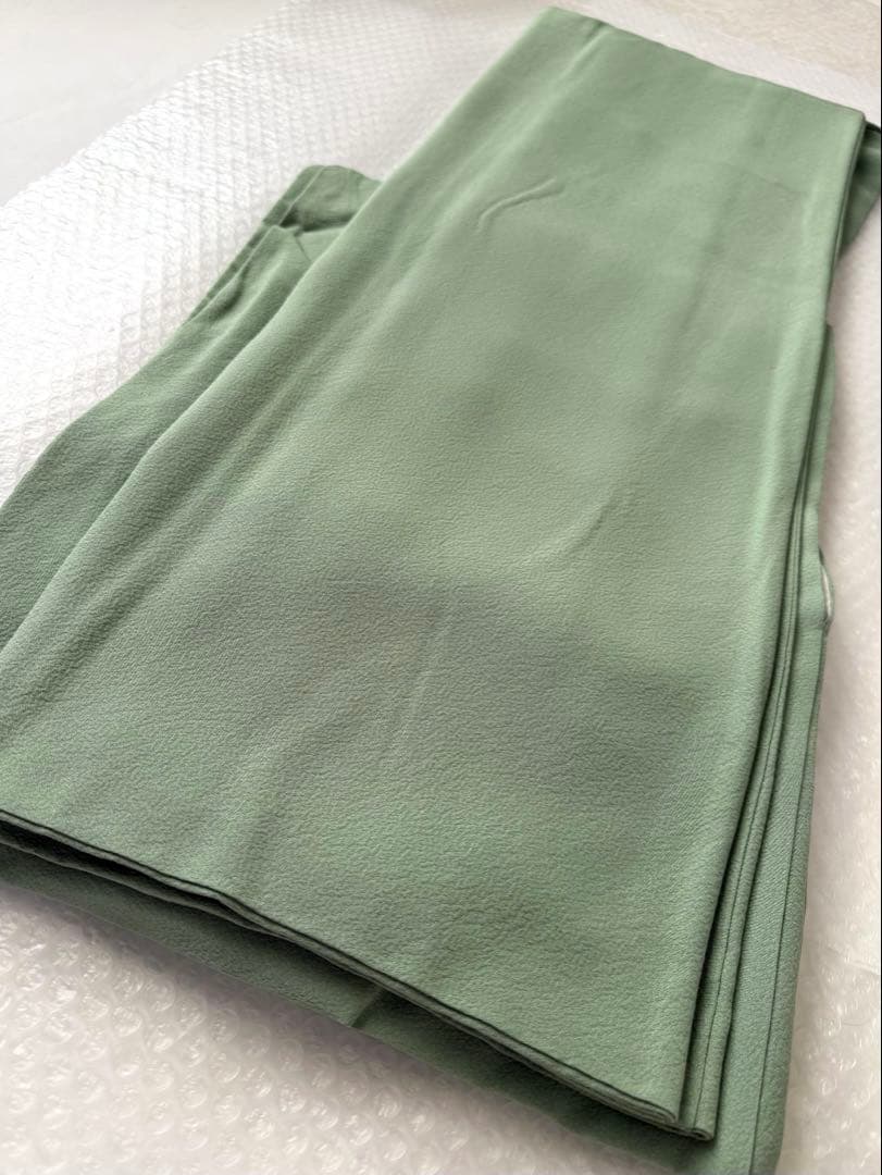a14【特価】美品 正絹 色無地 裄 67