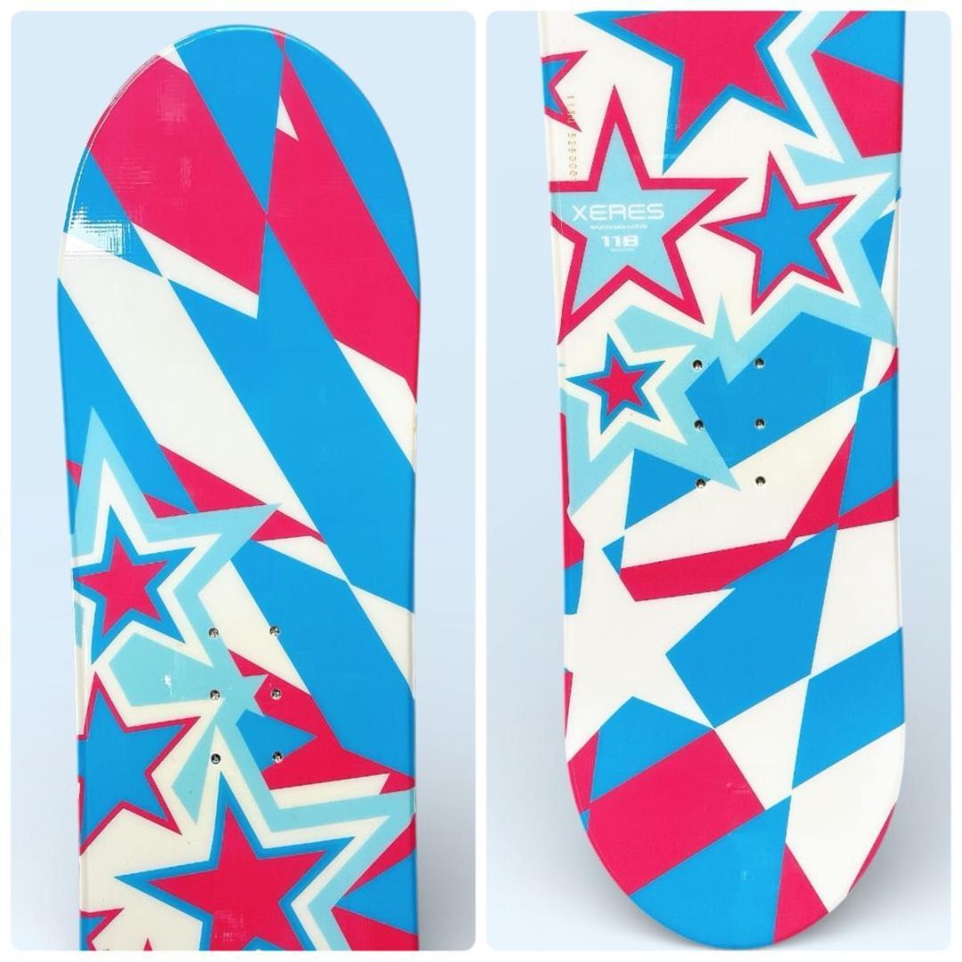 【予約品】ジュニアスノーボード XERES 118cm バインセット