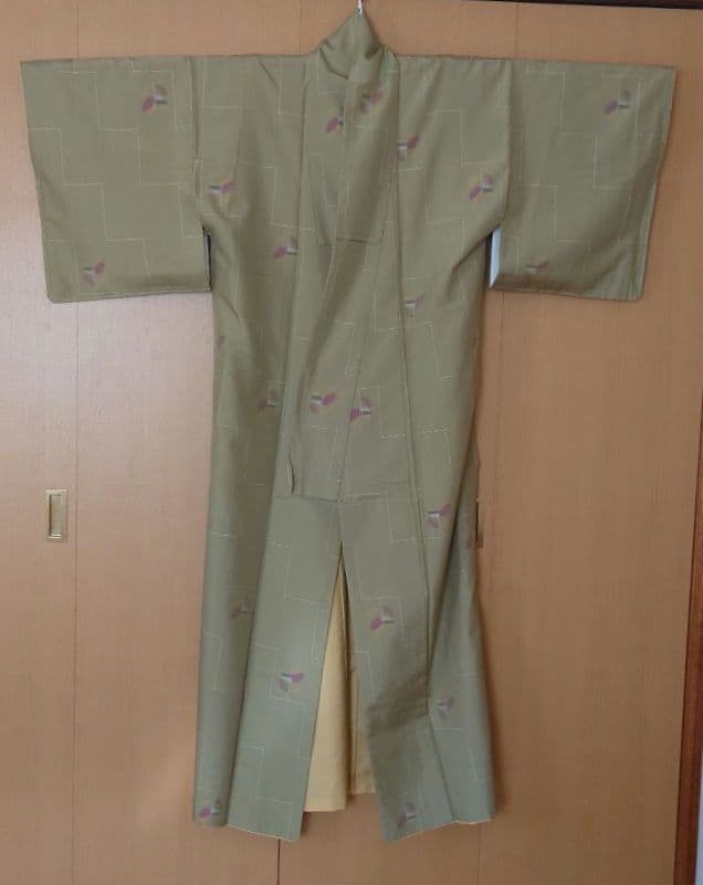 KEI【新品未使用極美品】紬小紋フルセット　正絹　袷　紬　九寸名古屋帯