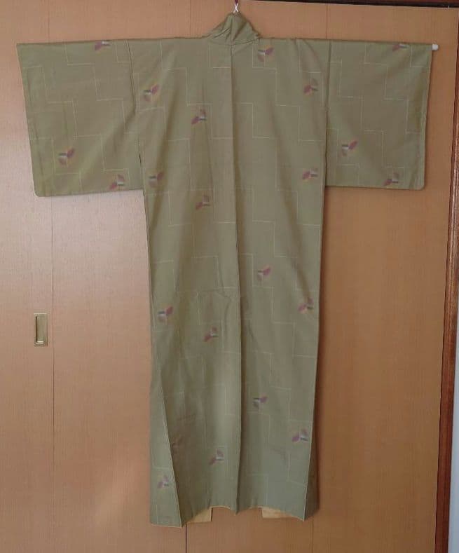 KEI【新品未使用極美品】紬小紋フルセット　正絹　袷　紬　九寸名古屋帯