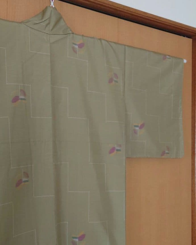 KEI【新品未使用極美品】紬小紋フルセット　正絹　袷　紬　九寸名古屋帯