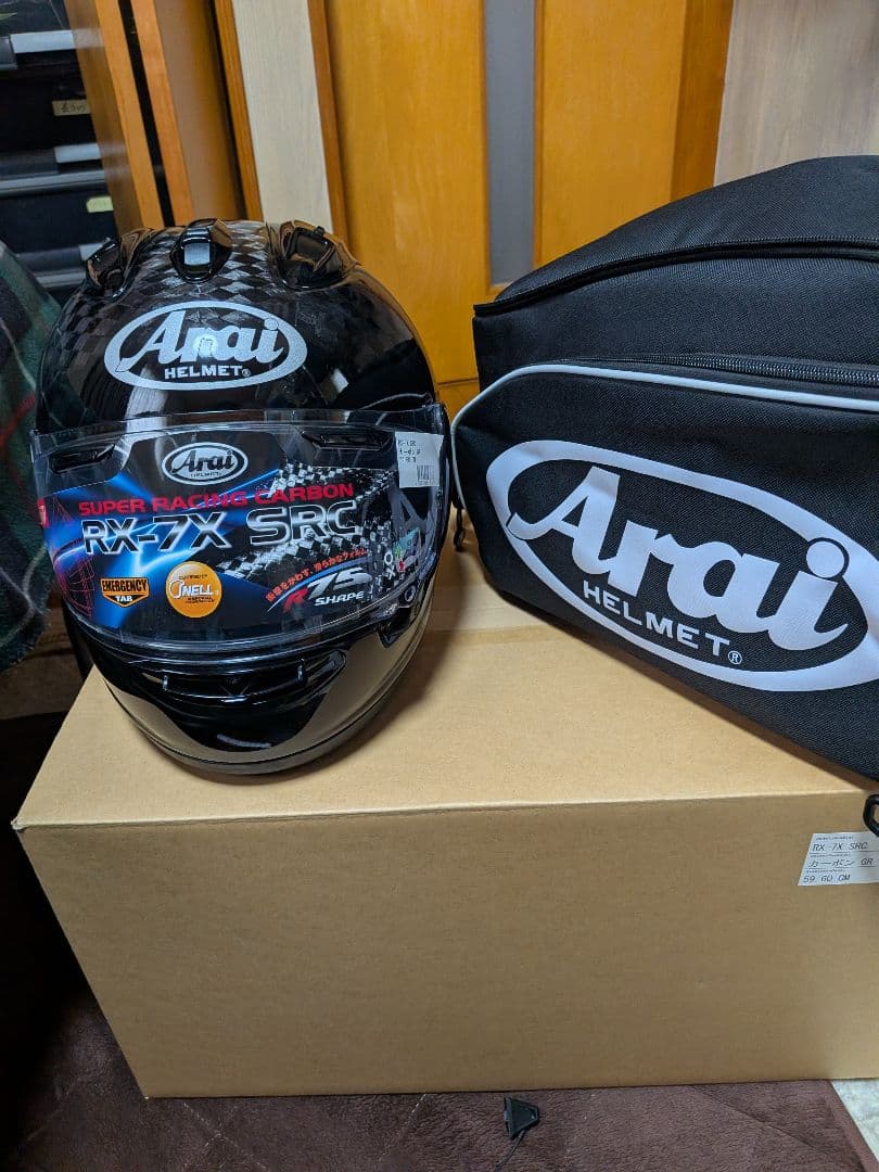 d*9様 Arai RX-7X SRC カーボン Lサイズ59.60 CM アラ