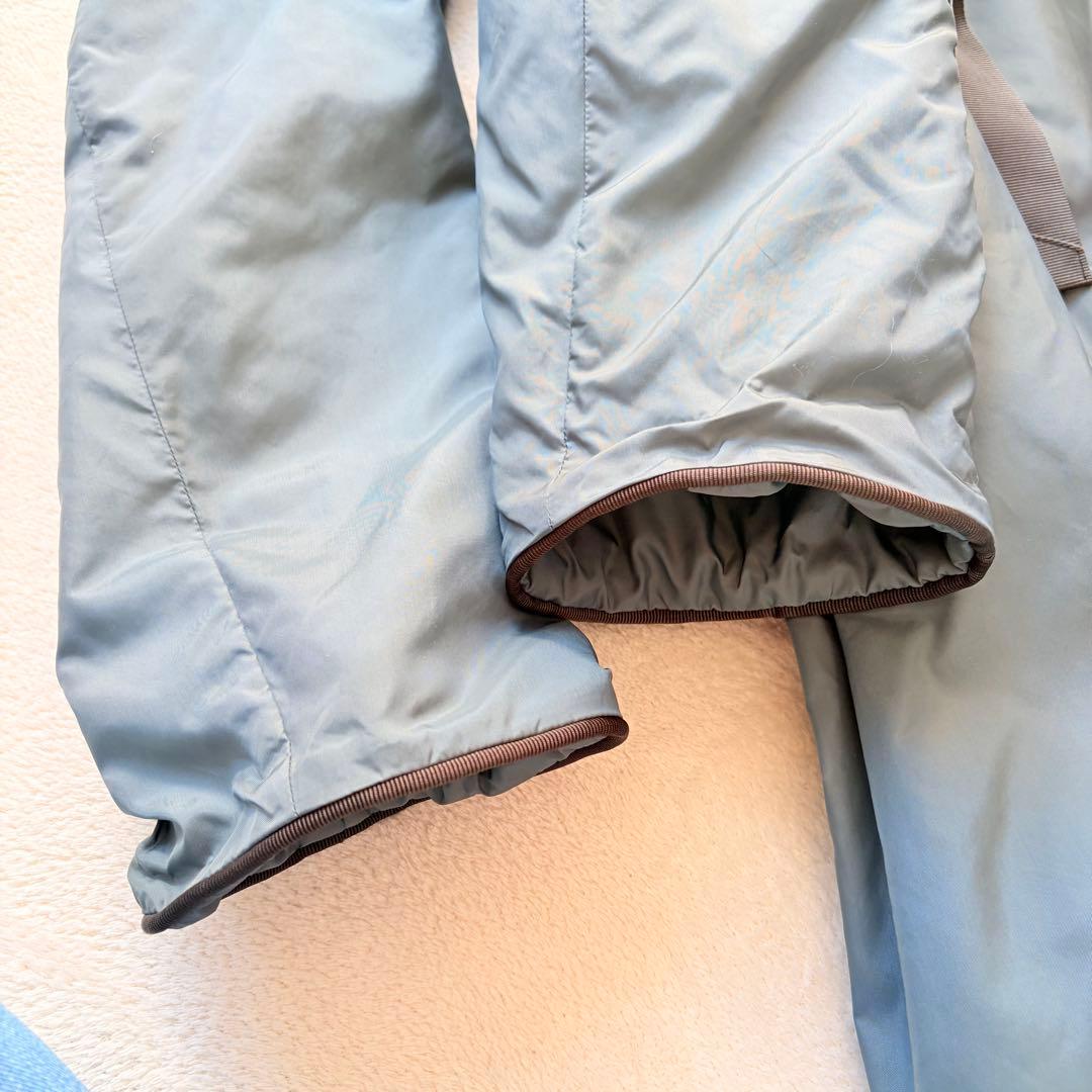 ❁45R/45rpm ナイロン中綿コート プリマロフト ロング丈リボン付き