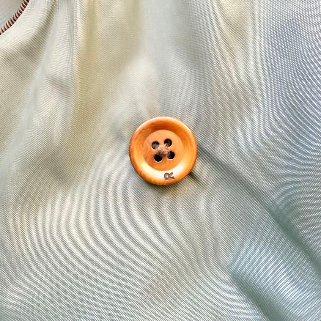 ❁45R/45rpm ナイロン中綿コート プリマロフト ロング丈リボン付き