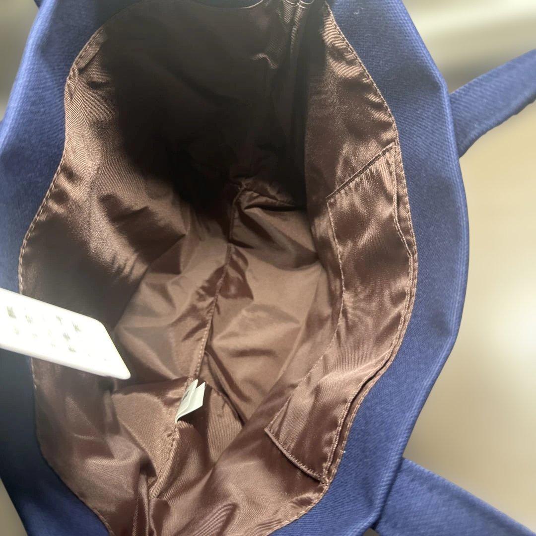 LOVERARY by FEILER ネイビー トートバッグ　オールドテディ