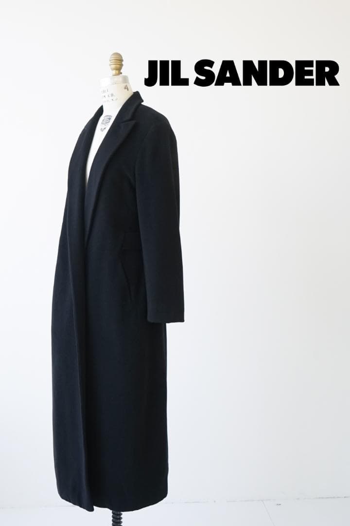JIL SANDER ジルサンダー カシミア チェスター コート