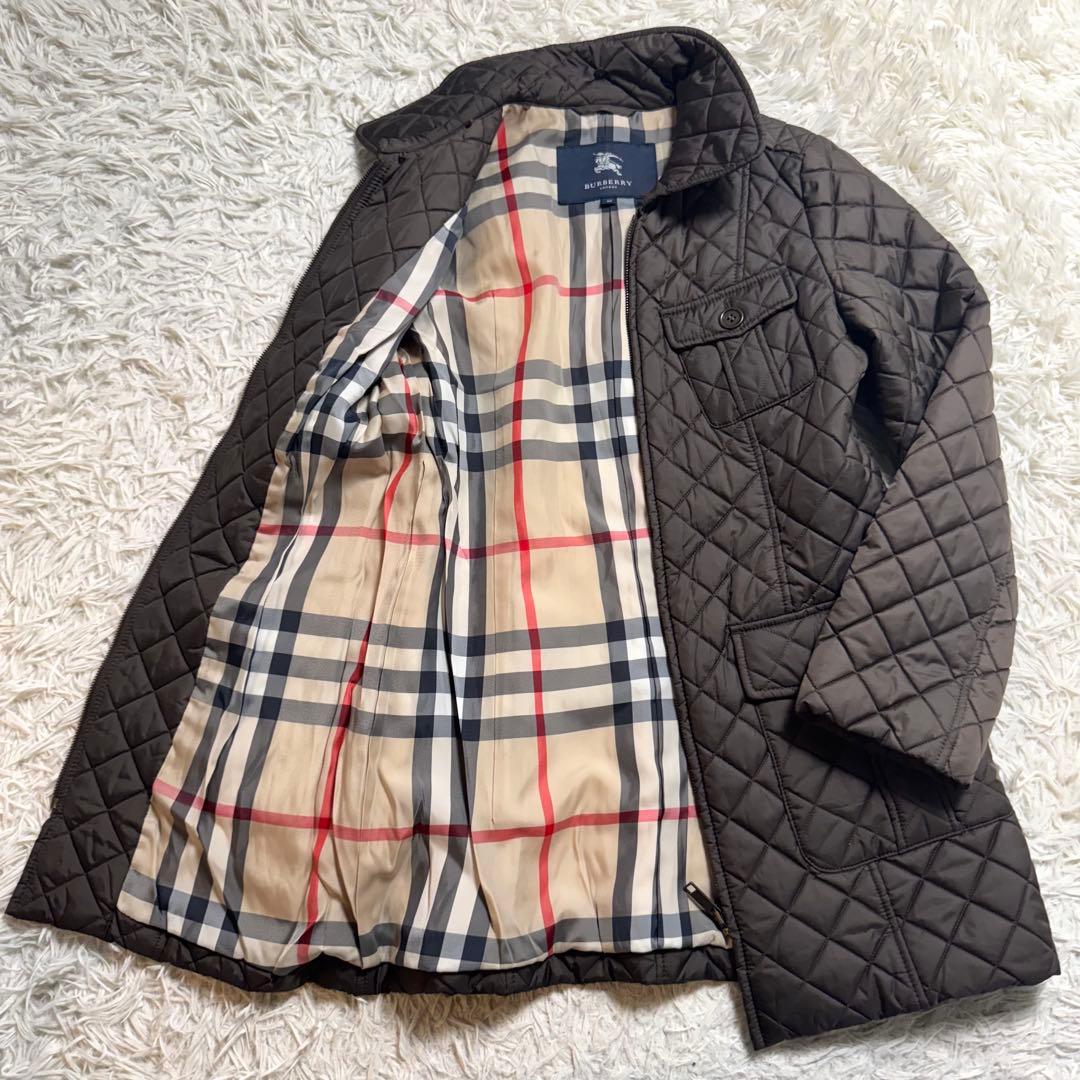 バーバリーロンドン 4WAY ロングコート　キルティングライナー　メガチェック