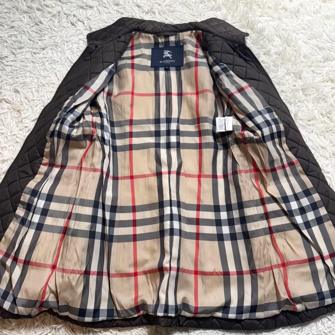 バーバリーロンドン 4WAY ロングコート　キルティングライナー　メガチェック