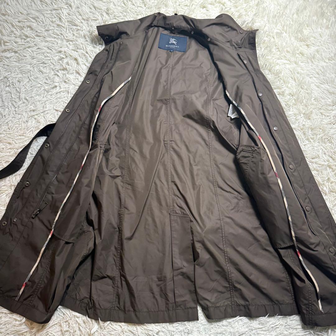 バーバリーロンドン 4WAY ロングコート　キルティングライナー　メガチェック