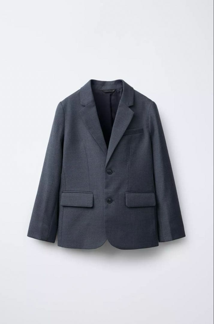 ZARA KIDS テクスチャースーツ ブレザー パンツ 164