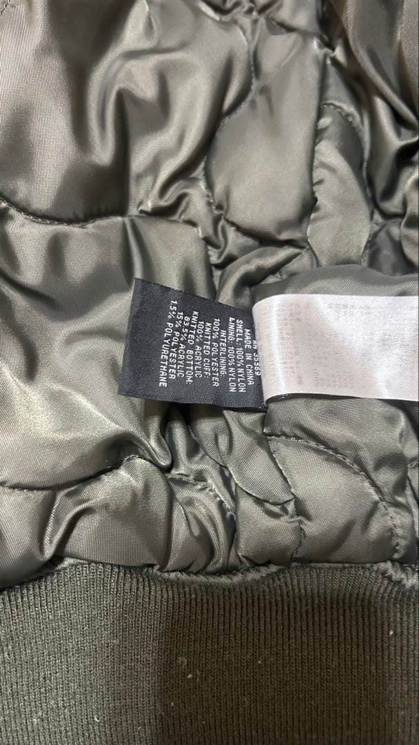 ALPHA INDUSTRIES CWU-45Pフライトジャケット Mサイズ