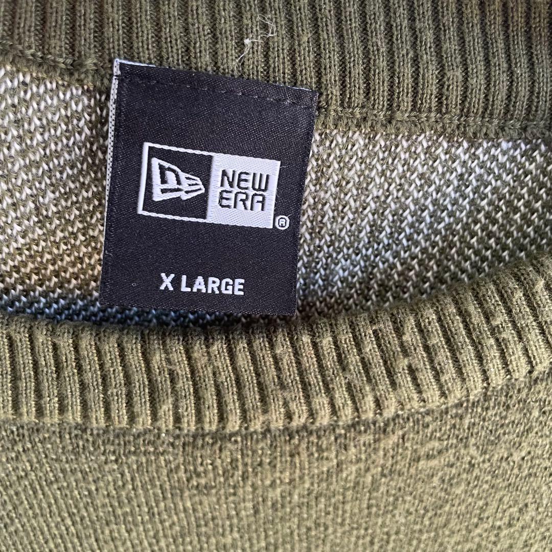 NEW ERA ニューエラゴルフ セーター＆キャップ　セット　デカロゴ　XL