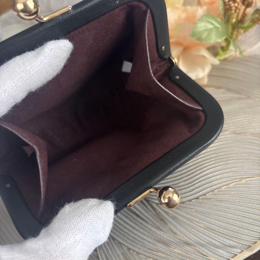 COACH ブラック がま口ケース