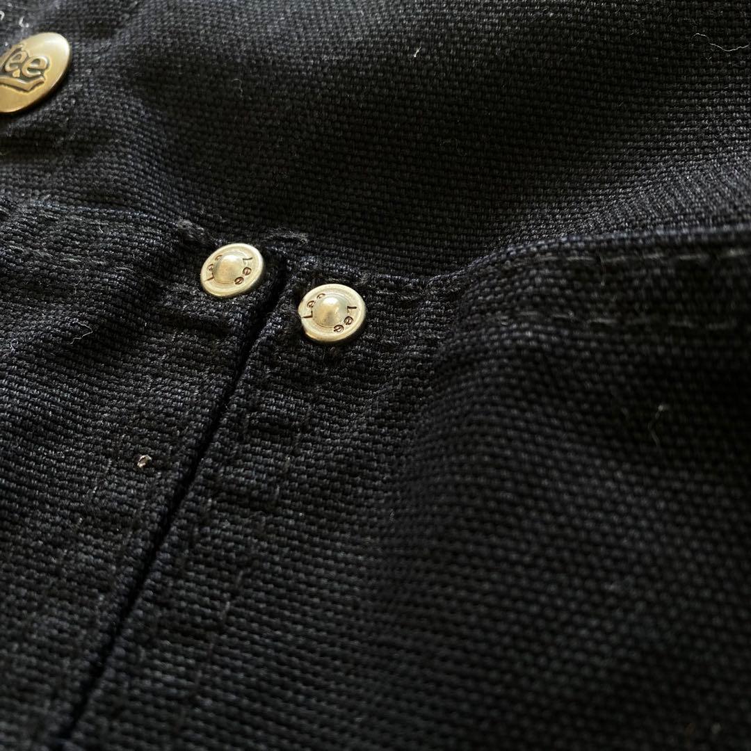 Lee Lyeden コラボ ダブルスナップボタン カバーオール 黒 美品 希少