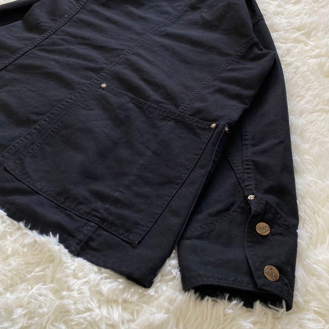 Lee Lyeden コラボ ダブルスナップボタン カバーオール 黒 美品 希少