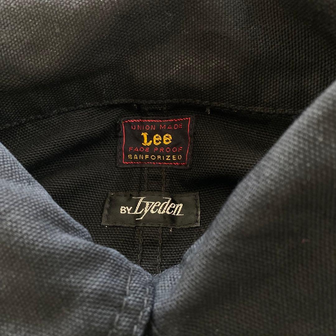 Lee Lyeden コラボ ダブルスナップボタン カバーオール 黒 美品 希少