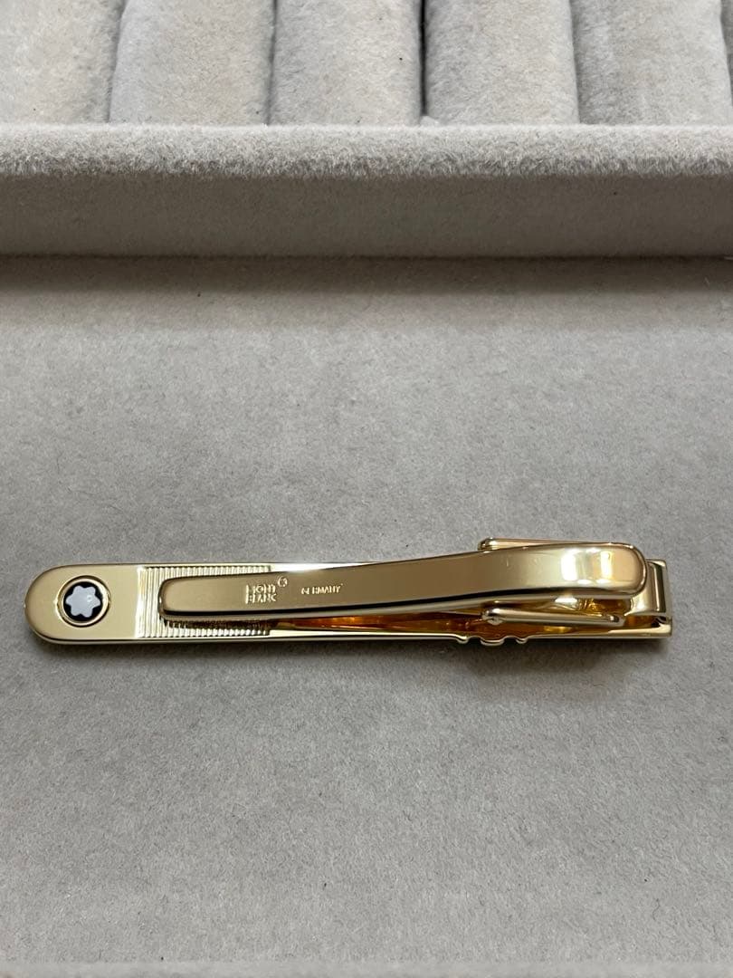 美品　MONTBLANT タイピン　オニキス　 モンブラン