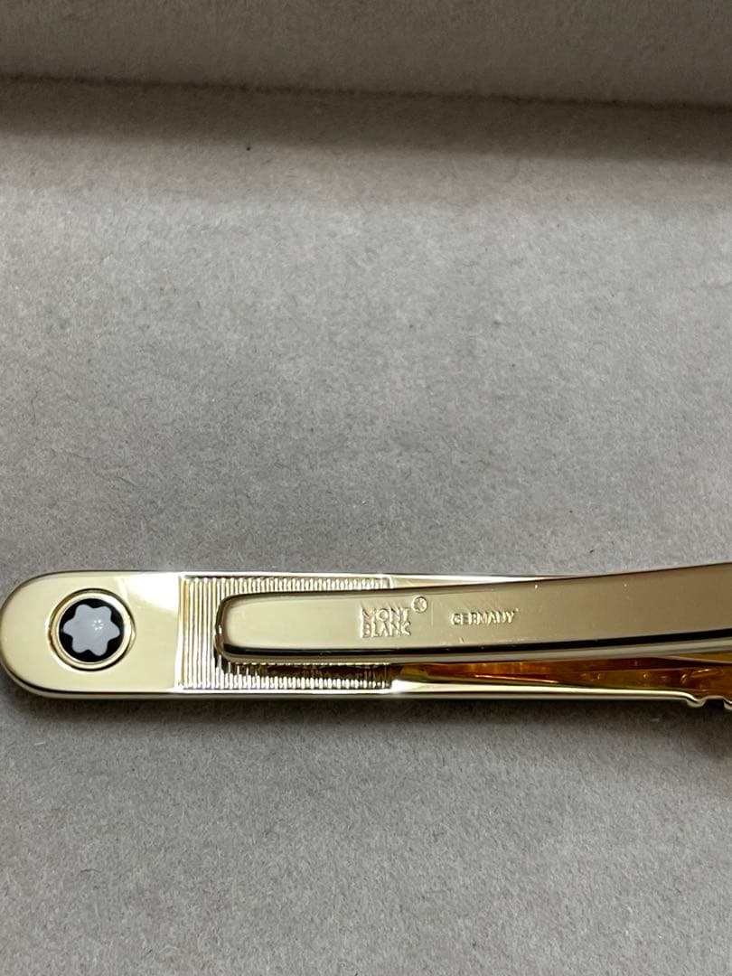 美品　MONTBLANT タイピン　オニキス　 モンブラン